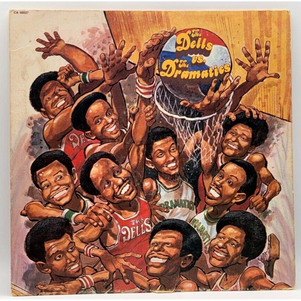 THE DELLS / THE DRAMATICS - THE DELLS VS.‎ THE DRAMATICS - SOUL FUNK LP RECORD